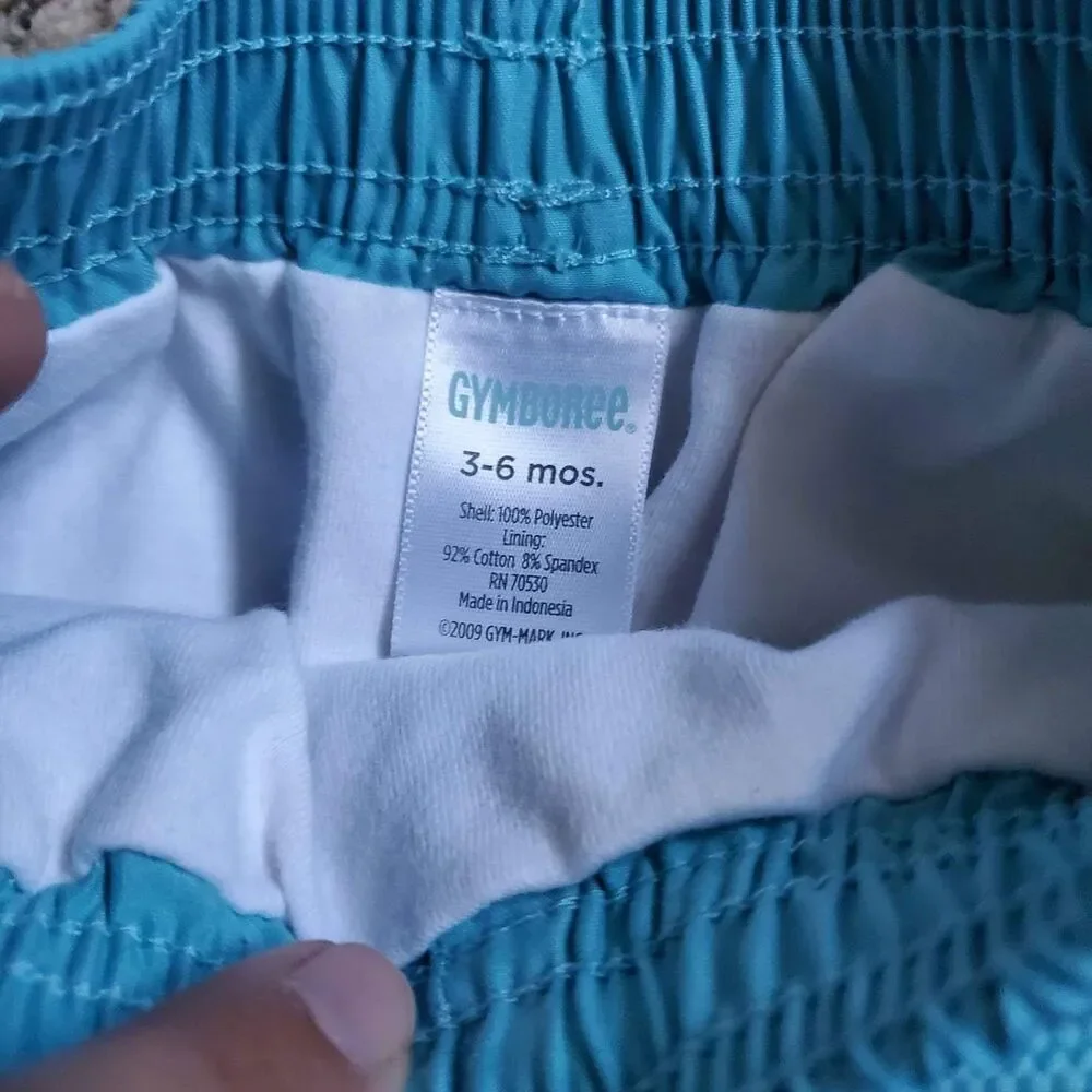 Gymboree 3-6 months swim trunks